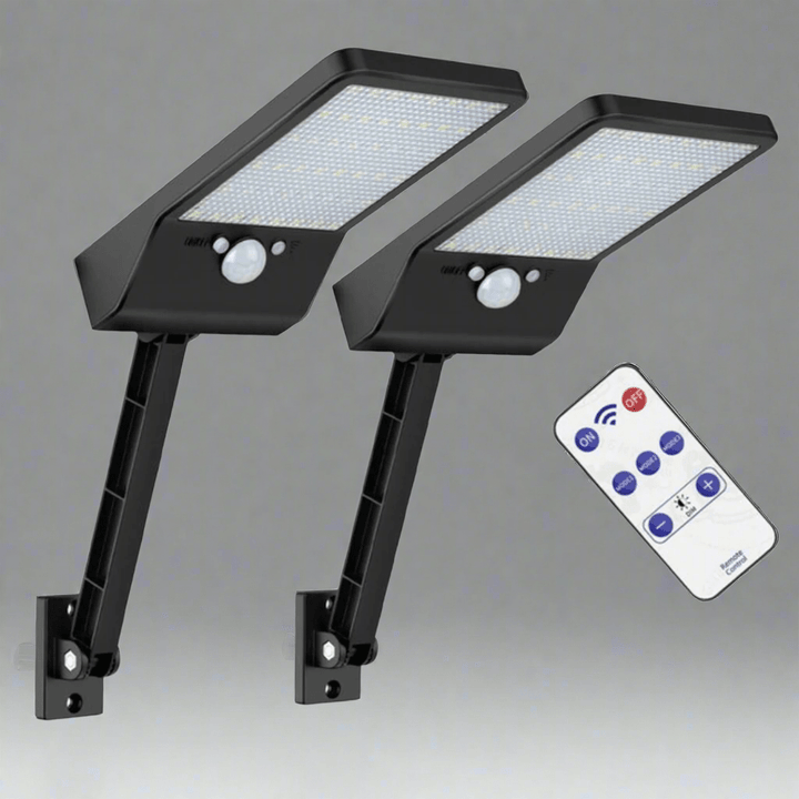 LED Outdoor Security Light with Motion Sensor & Remote