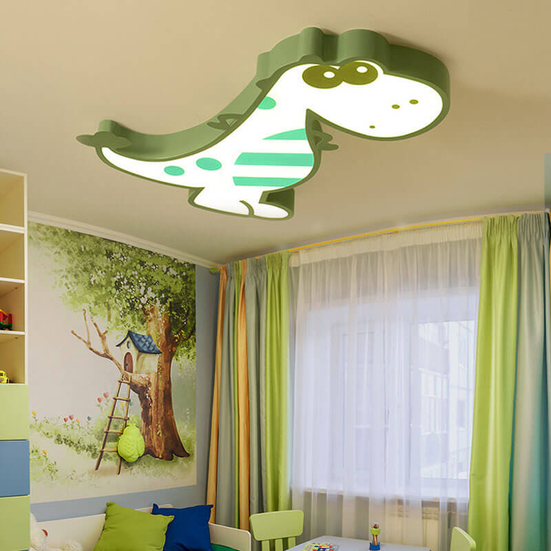Kalsten | DinoBright LED Ceiling Light | Creative Dinosaur Design | Children's Room Lamp | Warm & White Light | Dimmable