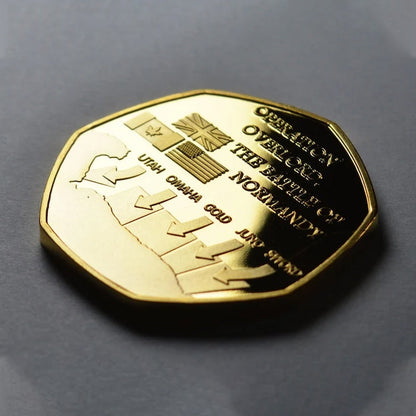 BowLift | D-DAY LANDINGS 1944 24ct Gold Commemorative Coin