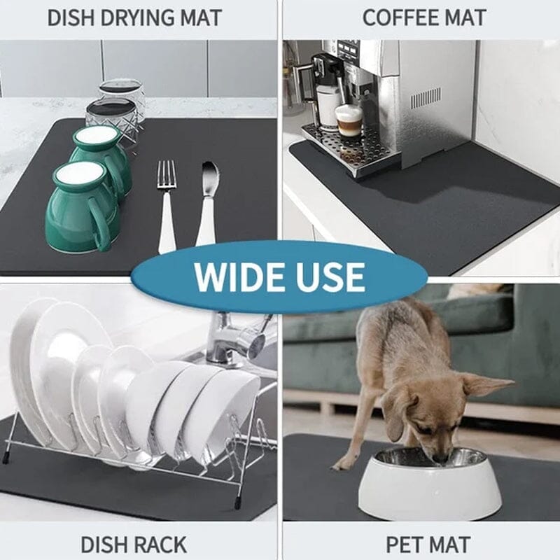 Kitchen Super Absorbent Drying Mat | Brehn