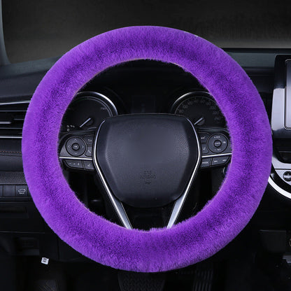 Universal Plush Car Steering Wheel Cover | Karnz