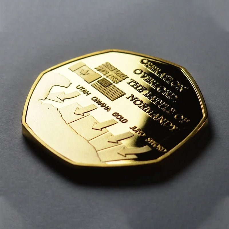 Skanto | D-DAY LANDINGS 1944 24kt Gold Commemorative Coin