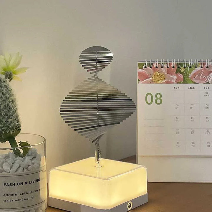 Rotating ambient light made of metal | Kalsten