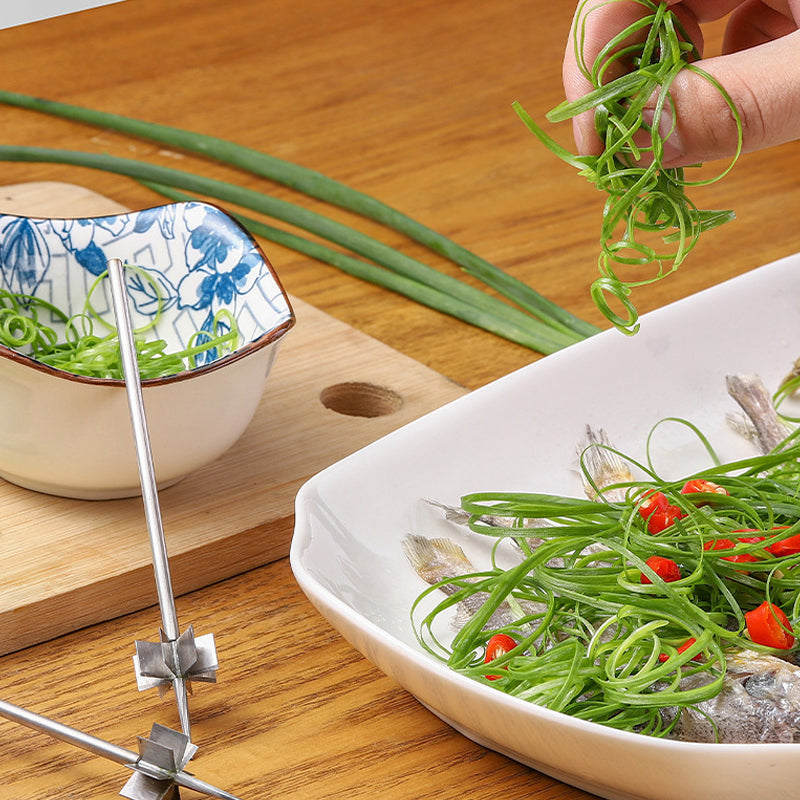 Stainless Steel Plum Blossom Onion Cutter | Kalsten