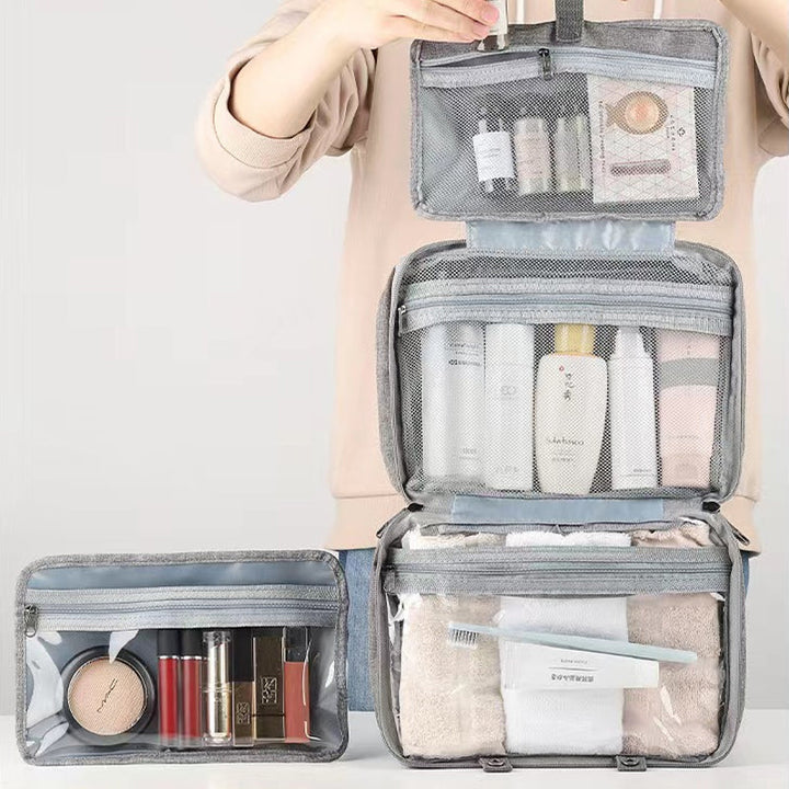 Water-repellent make-up bag with hanging hook | Kalsten