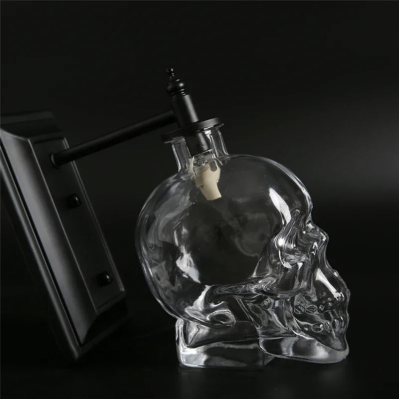 Gothic Skull Bottle Retro Wall Lamp | Kalsten