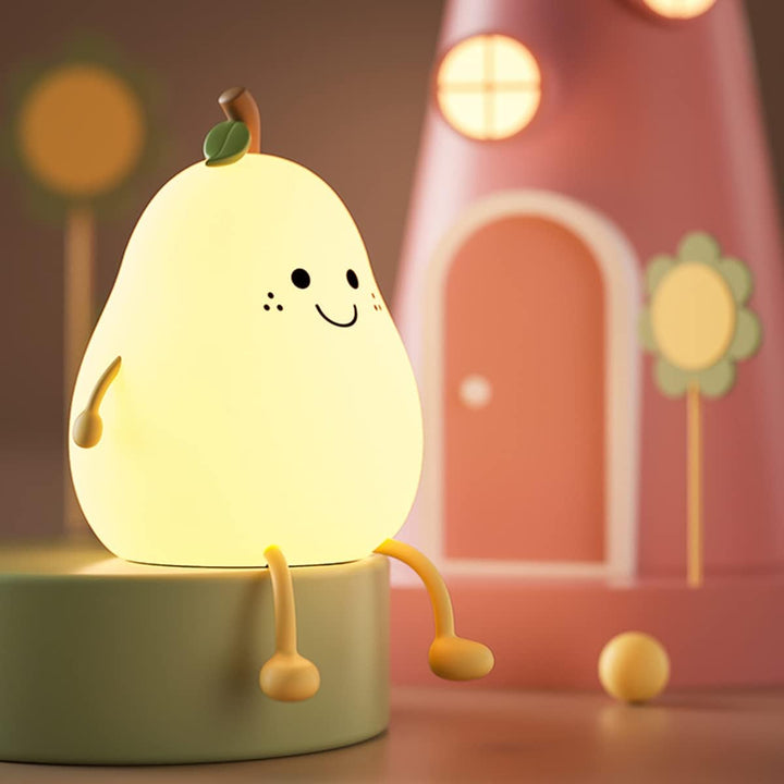 Chic PearGlow Night Light with USB Charger and Warm White Light Kalsten
