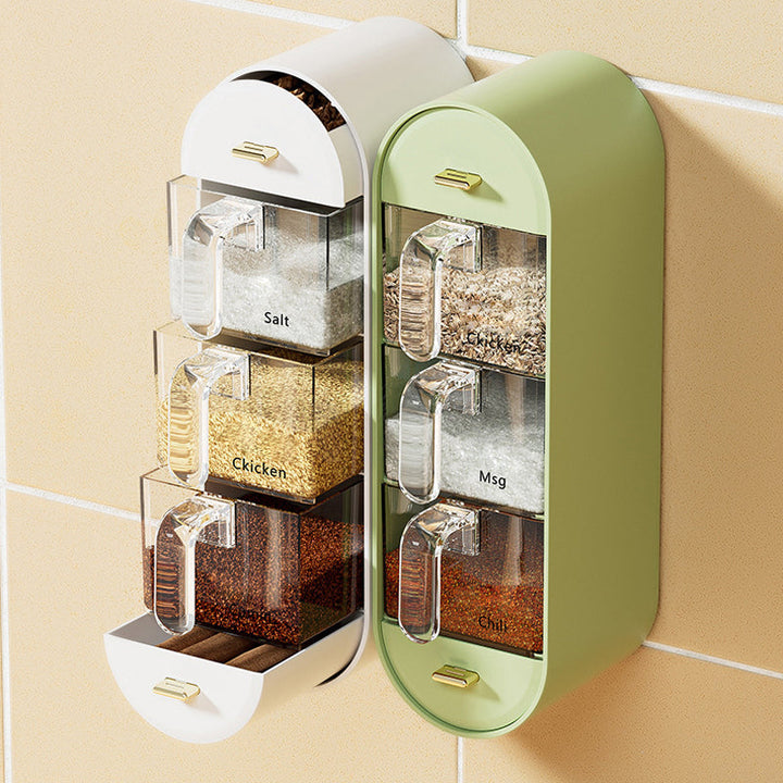 Space-saving spice jar for wall mounting | Kalsten