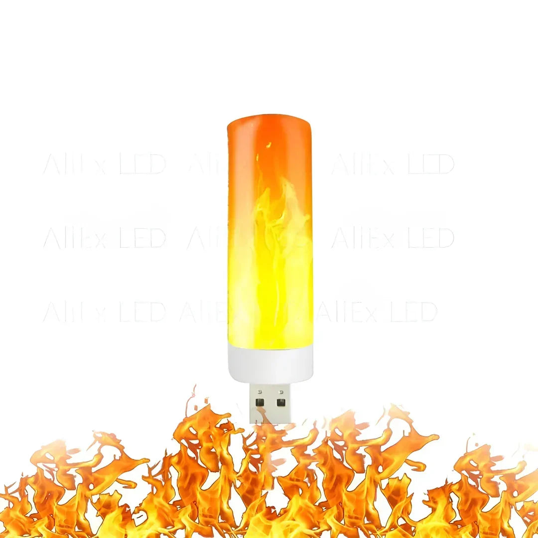LED Flame Effect Lamp – Realistic Glow