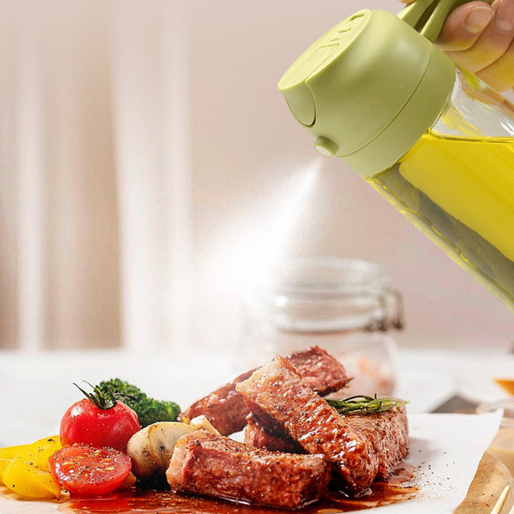 2 in 1 Glass Oil Sprayer & Dispenser | Kalsten