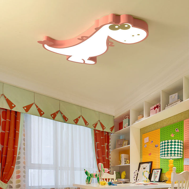 Kalsten | DinoBright LED Ceiling Light | Creative Dinosaur Design | Children's Room Lamp | Warm & White Light | Dimmable