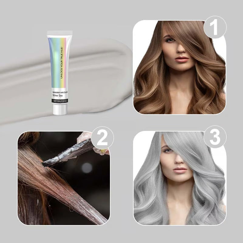Kalsten | 2-in-1 Natural Essence Extract Silver Hair Dye