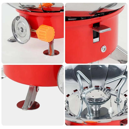 Skanto | Portable Stainless Steel Gas Stove for Outdoor Camping