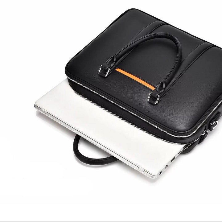 Kalsten | Manhattan Leather Business Laptop Briefcase Crossbody Handbag