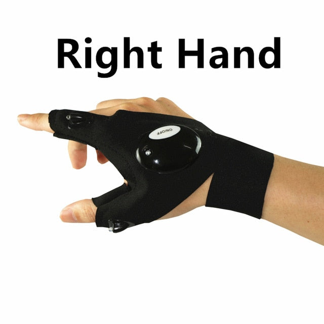 Fingerless Glove LED Flashlight | Kalsten