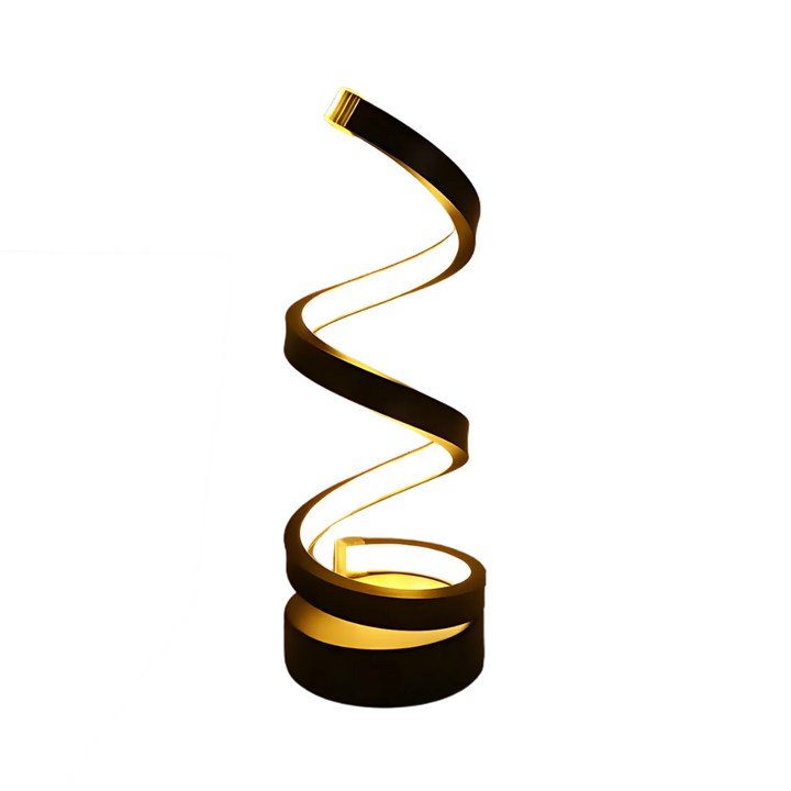 LED Table Lamp with Spiral Design | Kalsten