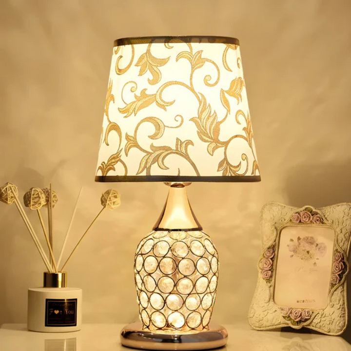 Luxury LED Table Lamp With Crystal Glow | Kalsten