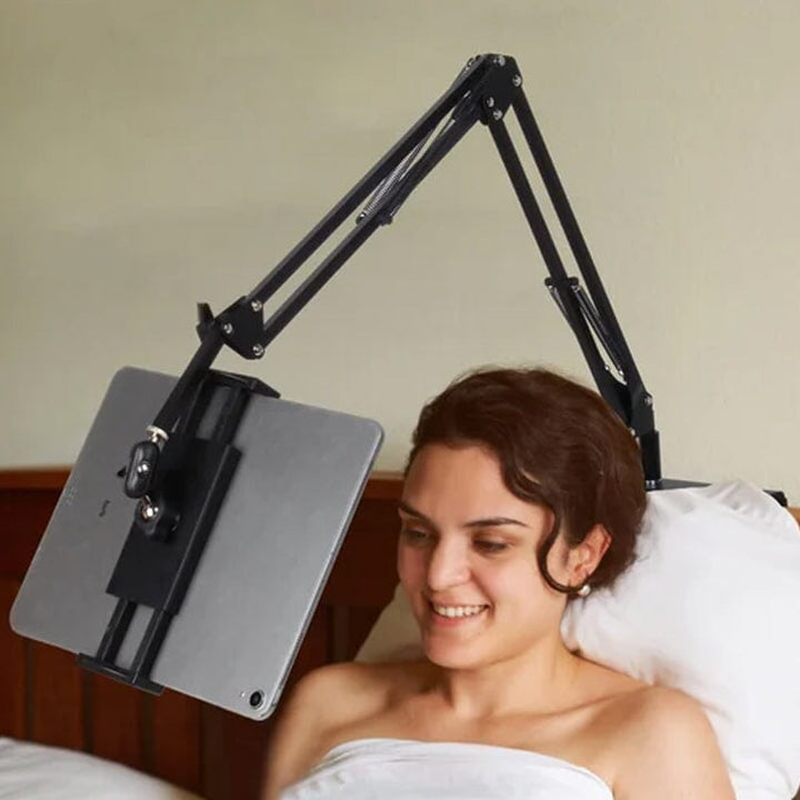 Hidden, extendable table tablet and phone holder | Kalsten