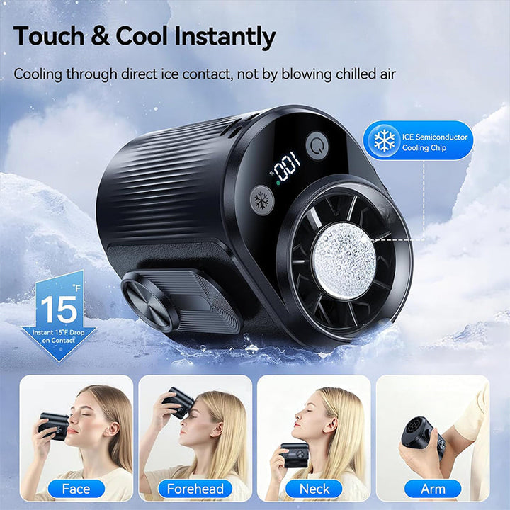 Portable Ice Cooling Waist Fan | Kalsten