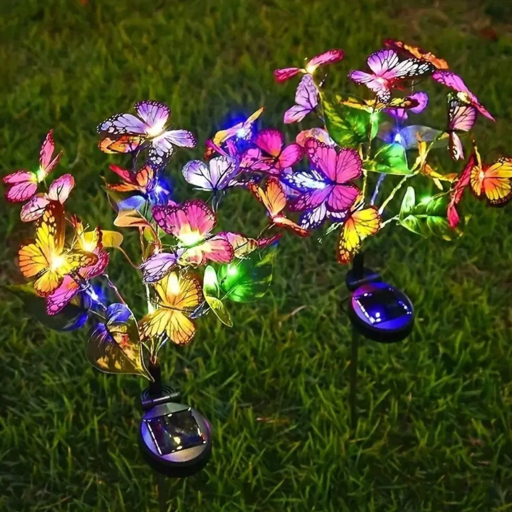 ButterflyGlow Solar Butterfly Garden Lights