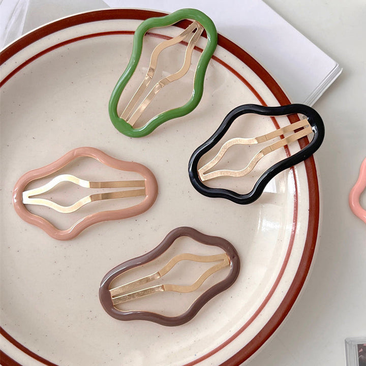 Cloud-shaped hollow fringe clip | Kalsten
