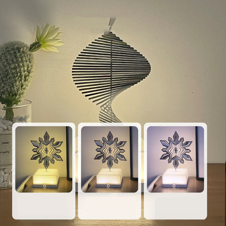 Rotating ambient light made of metal | Kalsten