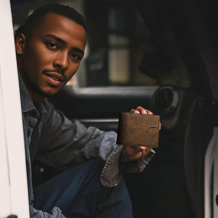 Kalsten | Genuine Leather Anti-theft Swipe Card Holder