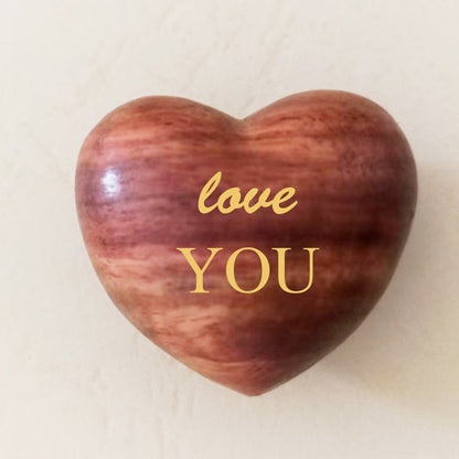 Skanto Skanto | Little Pocket Hug Wood Heart Token