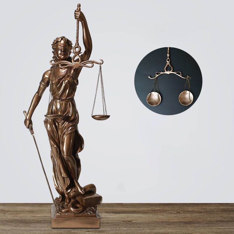 Decorative Statue of the Goddess of Justice