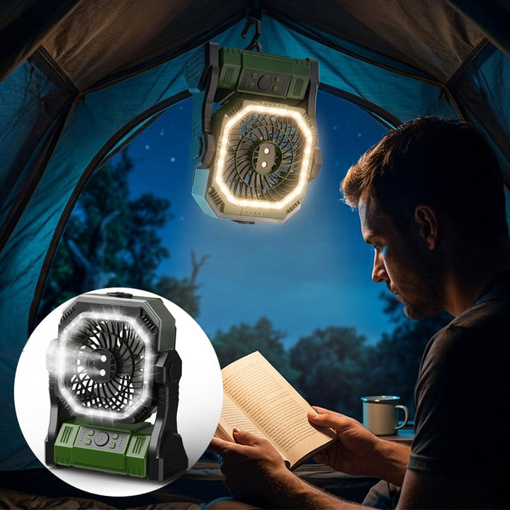 Rechargeable Outdoor Camping Fan Light | Kalsten