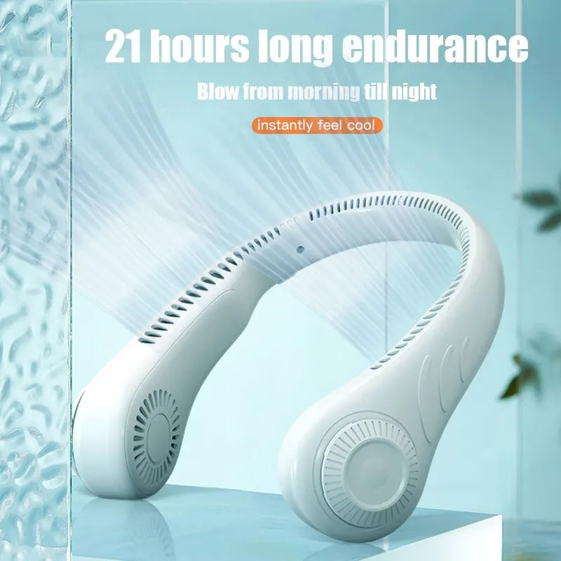 Portable Neck Fan with 360 Cooling Airflow | Kalsten