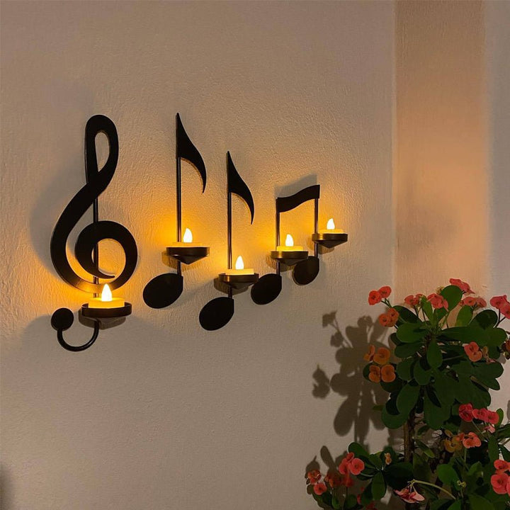 Elegant chandelier music note chic atmosphere | Kalsten