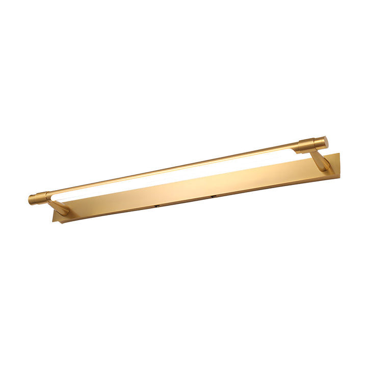 120° Rotatable Flush-Mount Bathroom Vanity Light with Linear Bar and Elegant Finishes | Kalsten