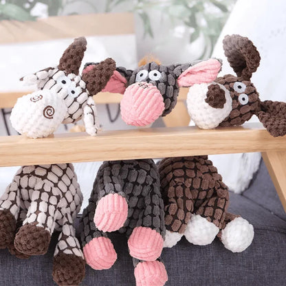 Sandsberg | Robust Plush Dog Toy | Bite-Resistant and Durable Design | Multiple Models