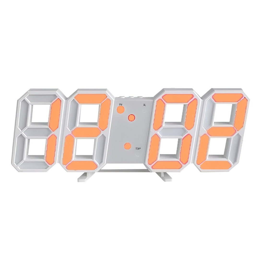 Kalsten | Designer LED 3D Wall Clock with Digital Display and Intuitive Operation