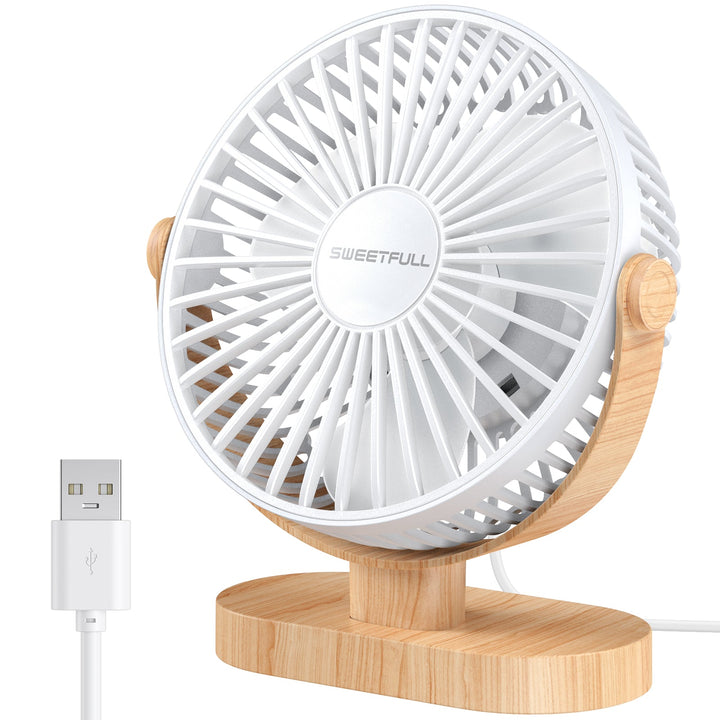 6.5 Inch USB Small Desk Fan for Home Office Car Outdoor Travel | Kalsten
