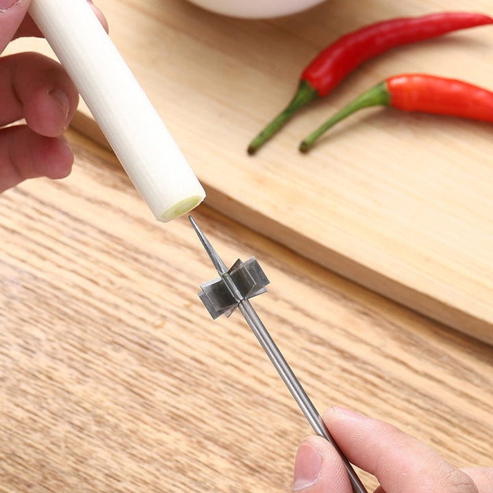 Stainless Steel Plum Blossom Onion Cutter | Kalsten