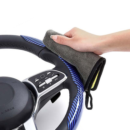 BowLift | Universal Laser Carbon Fiber Pattern Steering Wheel Cover
