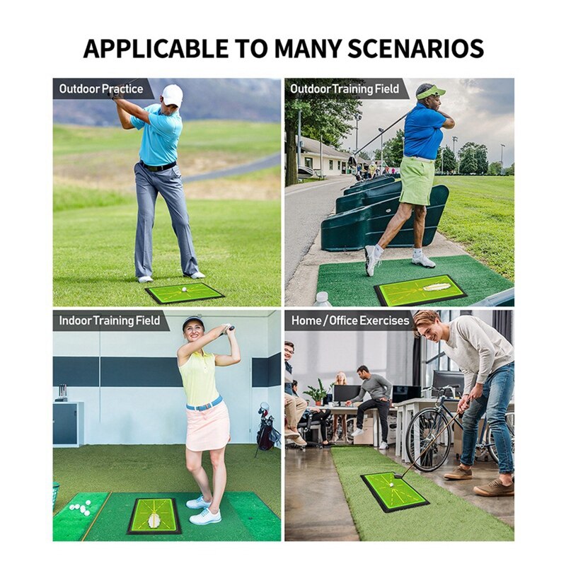 Golf Swing Tracker Mat - Use at Home or Park Kalsten