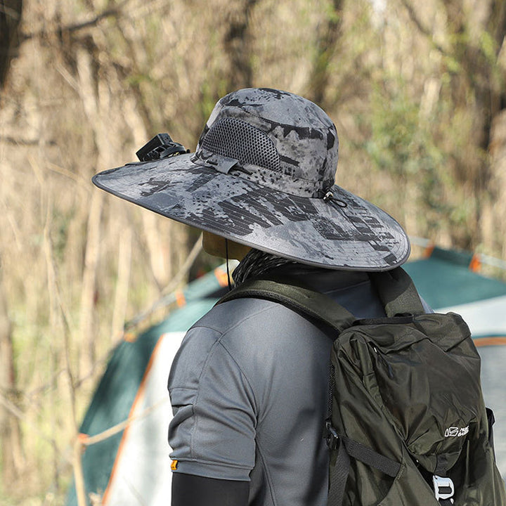 Solar & USB Charging Fan Outdoor Fishing Hat | Kalsten