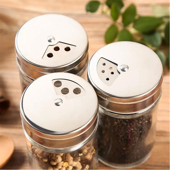 Kalsten | Glass Spice Jars Set