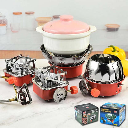 Skanto | Portable Stainless Steel Gas Stove for Outdoor Camping