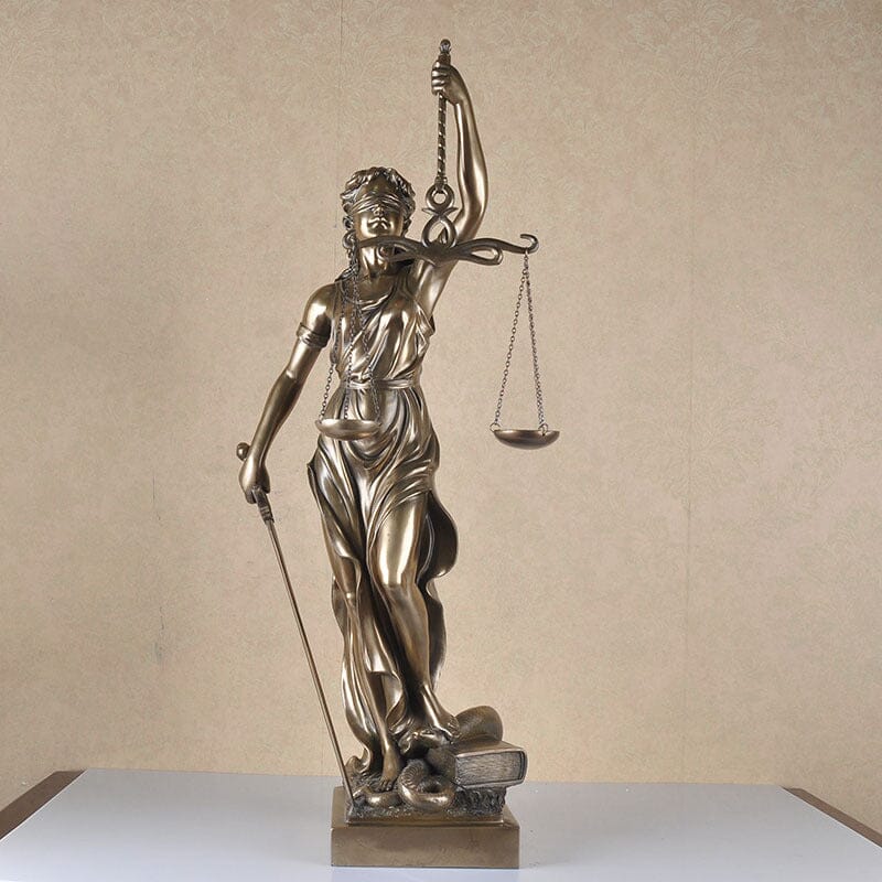 Decorative Statue of the Goddess of Justice