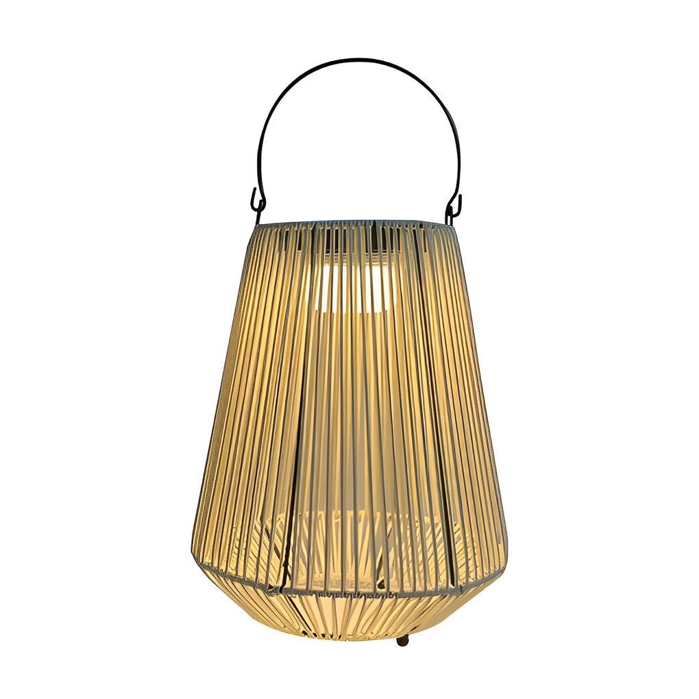 Portable Waterproof Handmade Rattan LED Modern Solar Outdoor Lanterns | Kalsten