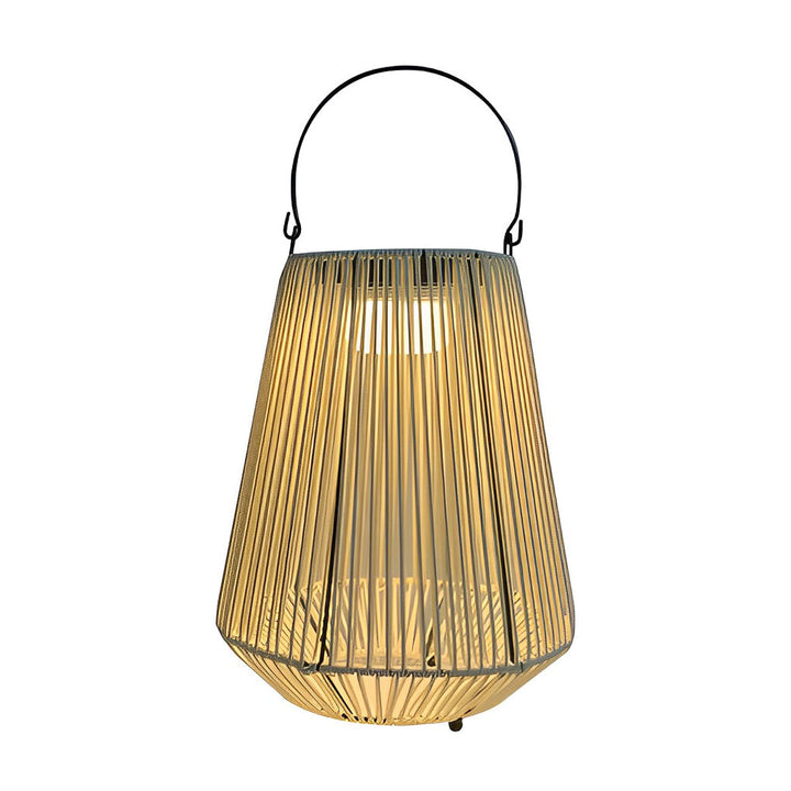 Portable Waterproof Handmade Rattan LED Modern Solar Outdoor Lanterns | Kalsten