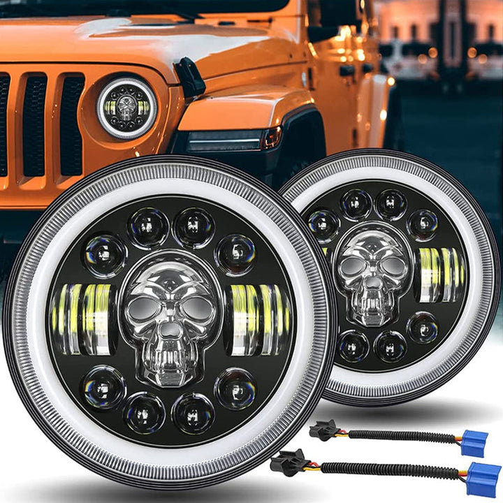 Kalsten | 7 Inch Skull LED Headlight