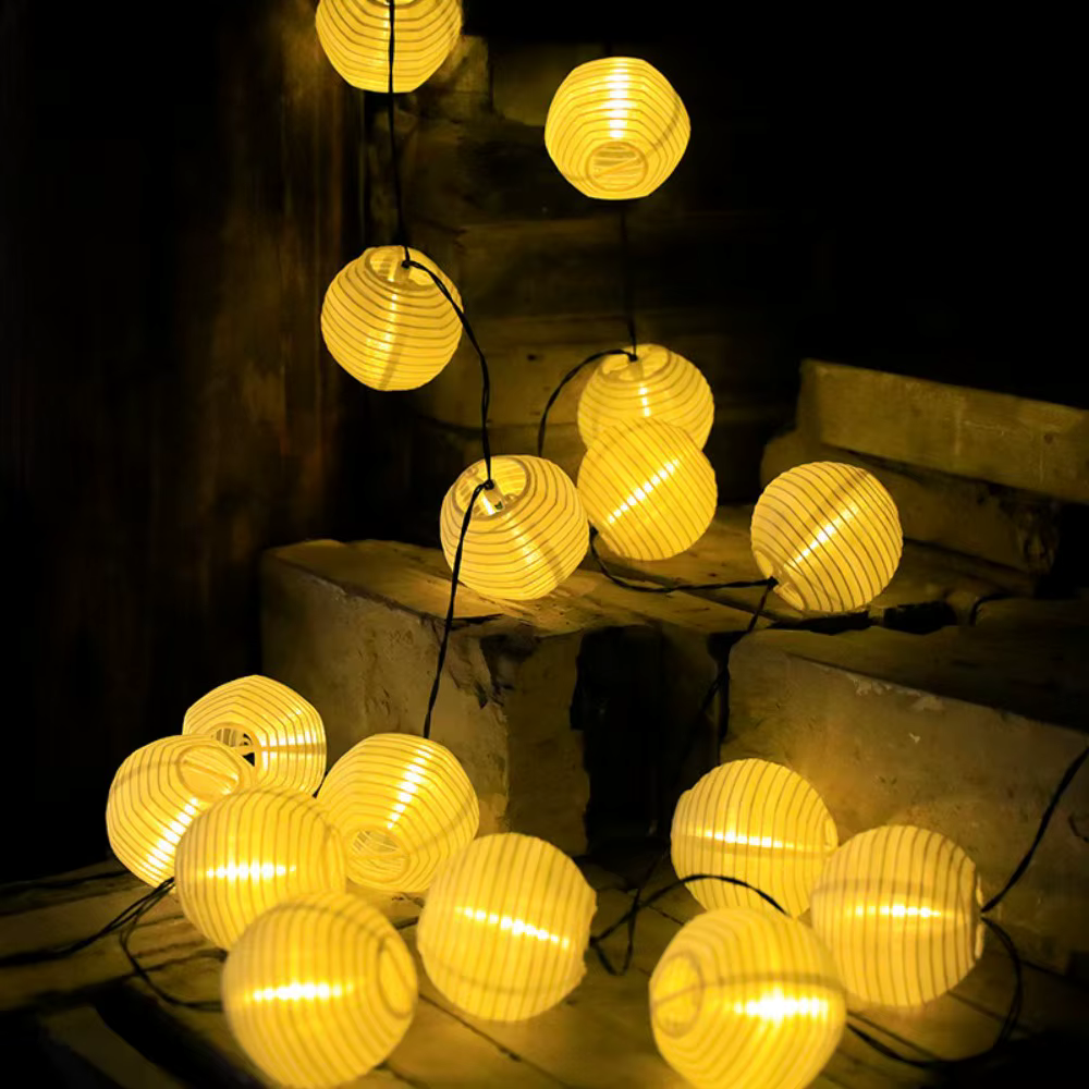 Solar Lantern Art Deco String Lights