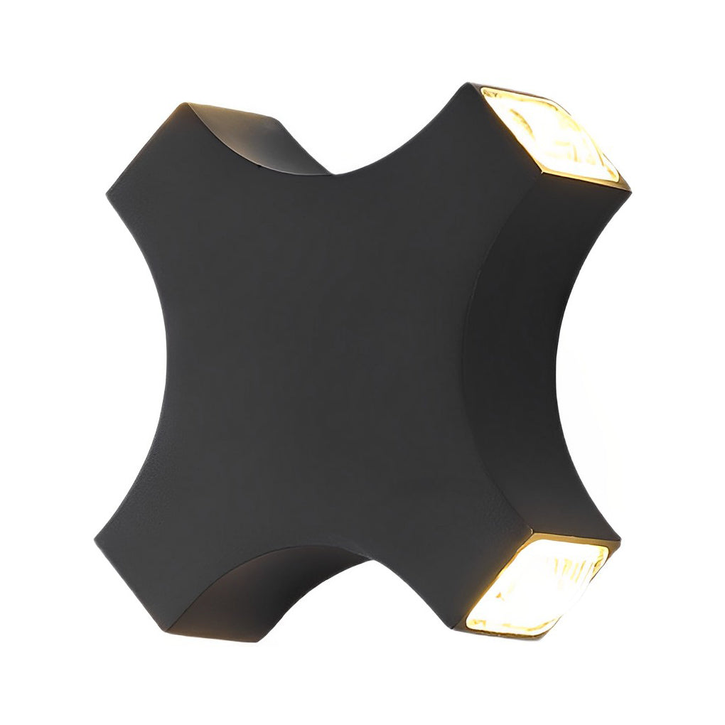 Creative Starlight Decorative LED Waterproof Black Modern Wall Lamp | Kalsten