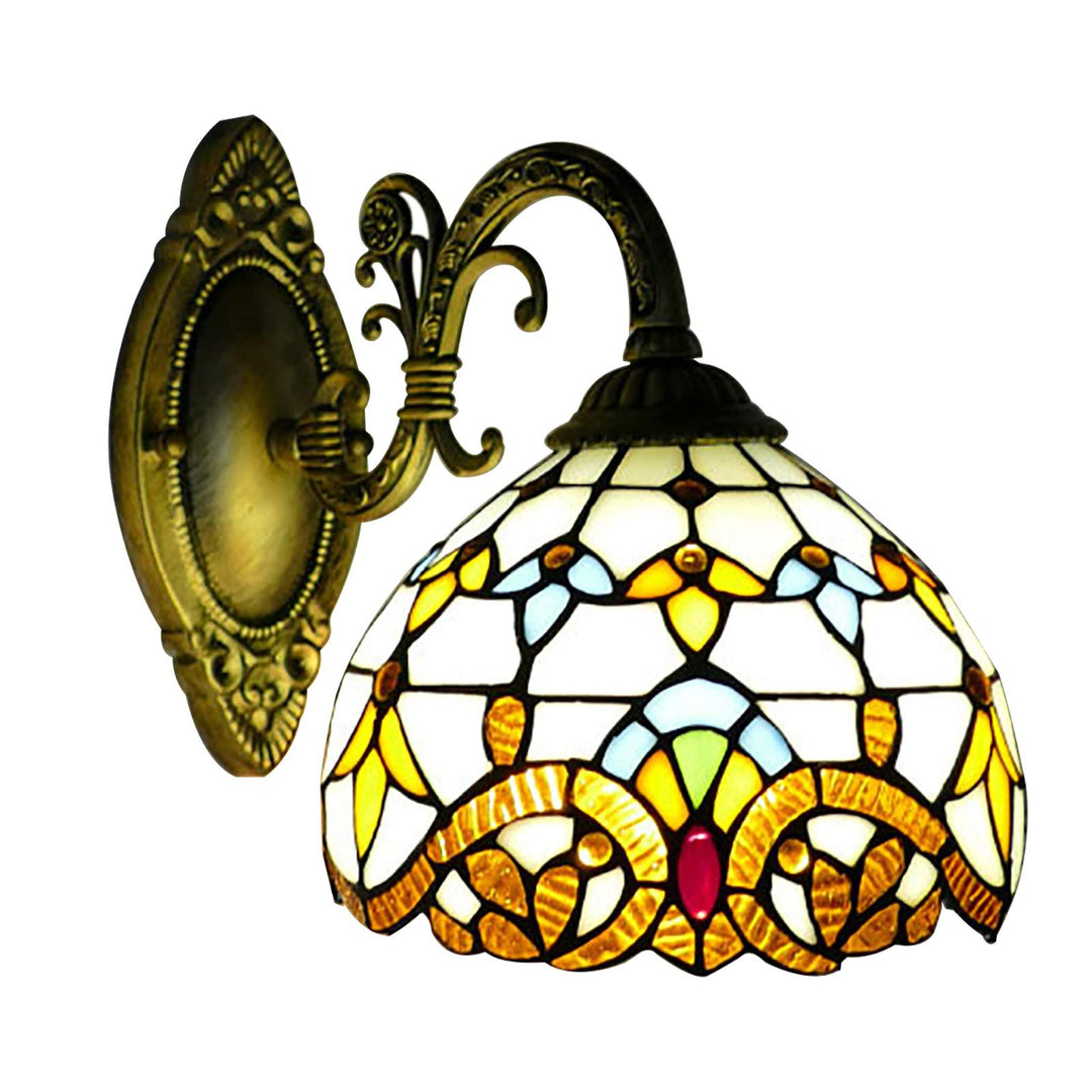 Retro lampshade made of stained glass | Kalsten