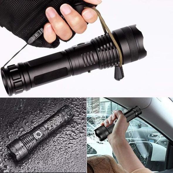 High-Lumen Waterproof LED Flashlight